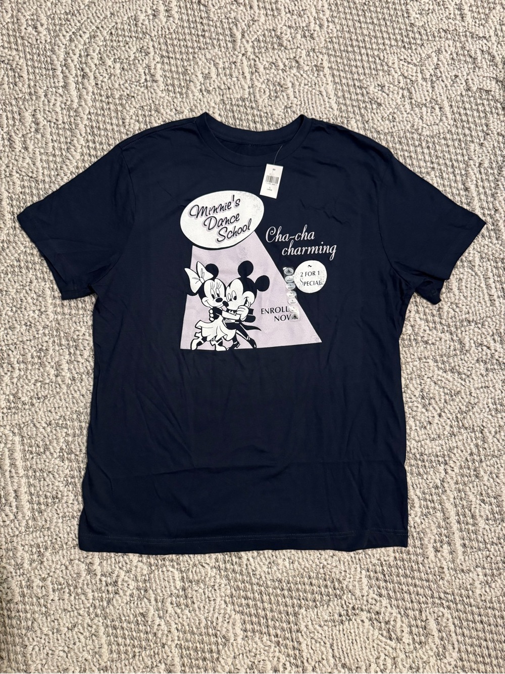 NWT Disney 2026 Minnie’s Dance School T-shirt Size Large